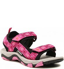 Sandały Bergson różowe damskie Tana Plum