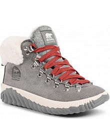 Botki na obcasie Sorel szare Out N About Plus Conquest NL3406 Quarry 052