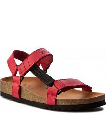 Sandały na obcasie Scholl czerwone