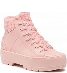 Botki na obcasie Melissa różowe Fluffy Sneaker Ad 33318 Light Pink 01373