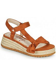 Sandały na obcasie MTNG  brązowe 50435