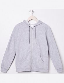 Bluza z kapturem Sinsay szara damska 3926F-09M