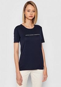 T-shirt United Colors Of Benetton granatowy damski 