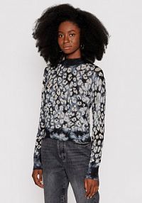 Golf Desigual granatowy damski Darrell 21WWJF28  Regular Fit