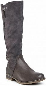 Kozaki Go Soft szare damskie 0717-17804B-22 Grey