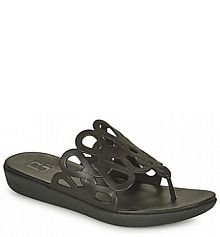 Klapki eleganckie FitFlop niebieskie Sandały   ELODIE