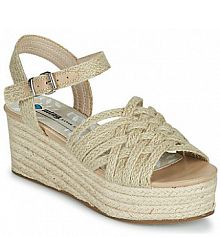 Sandały na obcasie MTNG beżowe 50720