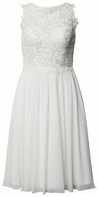 Suknia ślubna z kwiatową koronką Mascara biała EAN MC181290S