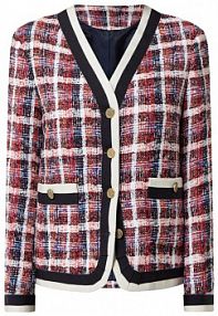 Żakiet z bouclé Gant czerwony EAN 4770120