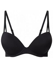 Biustonosz push up z mikrowłókna Calvin Klein Underwear czarny EAN QF6016E