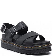 Sandały na obcasie Dr. Martens czarne