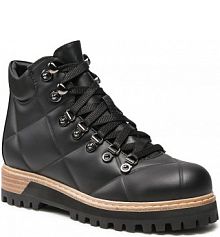 Trapery Le Silla czarne damskie St Moritz 7534T040M1MMFAK001  Nero