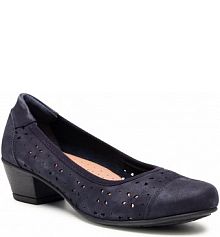 Czółenka Go Soft granatowe WI23-FLORA-03 Cobalt Blue