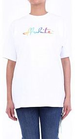 T-shirt Off-White  biały damski Z krótkim rękawem  OWAA072F20JER001