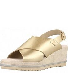 Sandały na obcasie Carmela złote 66185C