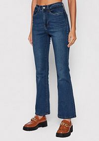 Jeansy Noisy May granatowe damskie 