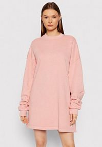 Sukienka dzianinowa Reebok różowa 