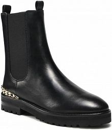 Botki na obcasie Aigner czarne Ava 19D 1212140 Black 001