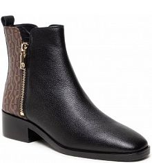 Botki na obcasie Aigner czarne Camilla 1E 1212368 Black/Fango 062