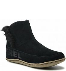 Botki na obcasie Sorel czarne