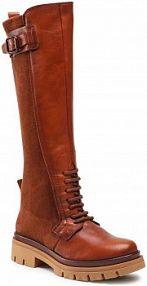 Kozaki Hispanitas brązowe damskie Alison HI211956 Cuero