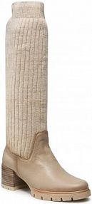 Kozaki Hispanitas beżowe damskie Janeth HI211906 Cana