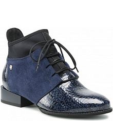 Botki Maciejka granatowe damskie