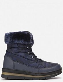 Granatowe śniegowce Zaeherris ballada damskie