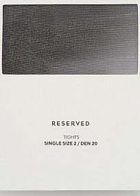 Rajstopy 20 DEN Reserved czarne 4880H-99X