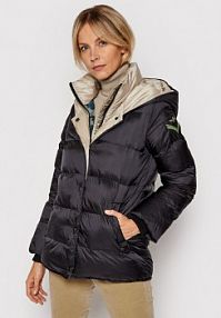 Kurtka puchowa Aeronautica Militare czarna damska 