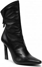 Botki na obcasie Emporio Armani czarne X3M339 XF271 00002 Black