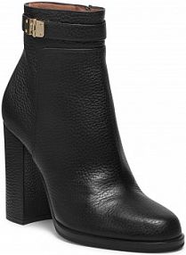 Botki na obcasie Emporio Armani białe X3M333 XF538 00002  Black