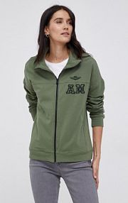 Bluza rozpinana aeronautica militare  zielona damska  212FE1661DF3