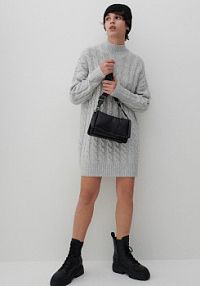 Swetrowa tunika Reserved szara 7537H-09M