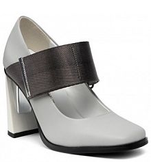 Czółenka United Nude szare Półbuty Zink Run Mj 1064951016