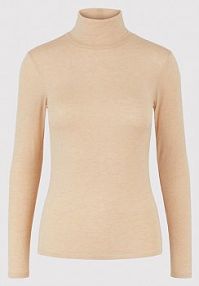 Golf YAS beżowy damski 