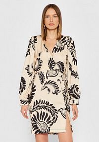 Sukienka koktajlowa Rinascimento beżowa 