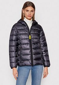 Kurtka puchowa Aeronautica Militare granatowa damska 212AB1967DCT2878  Regular Fit