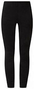 Legginsy z imitacji skóry welurowej model Lexie FREE/QUENT czarne damskie