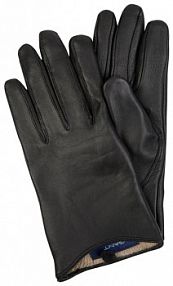 Rękawiczki ze skóry jagnięcej Gant czarne damskie EAN 4930068