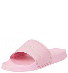 Klapki z logo Karl Kani różowe damskie