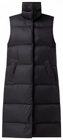 Kamizelka puchowa ze stójką Windsor czarna damska