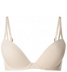 Biustonosz push up z mikrowłókna Calvin Klein Underwear biały EAN QF6016E