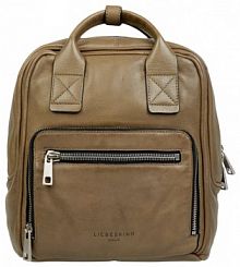 Plecak ze skóry liebeskind berlin zielony damski