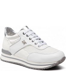 Półbuty na koturnie Lumberjack białe Like SW04805-008-V86 White CA001 1