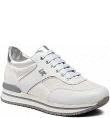Półbuty na koturnie Lumberjack białe Like SW04805-008-V86 White CA001