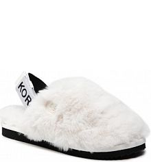 Kapcie MICHAEL Michael Kors białe damskie Elsie Slipper 40R2ELFP1D  Optic White