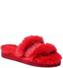 Kapcie MICHAEL Michael Kors czerwone damskie Scarlette Slipper 40R2SCFP3D  Crimson