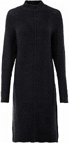 Sukienka dzianinowa z dłuższym tyłem  Bonprix