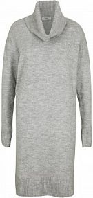 Sukienka dzianinowa oversize z golfem  Bonprix